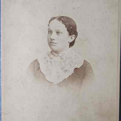 Emma Stoll Cabinet Card by Burdick