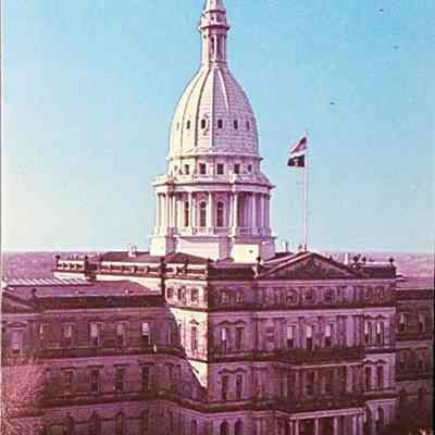 The State Capitol, Lansing, Michigan, Postcard