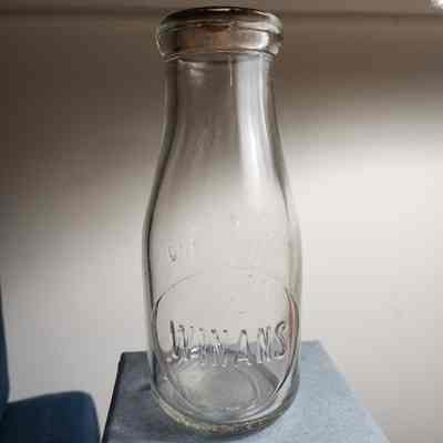 Winans Dairy Embossed Pint Bottle
