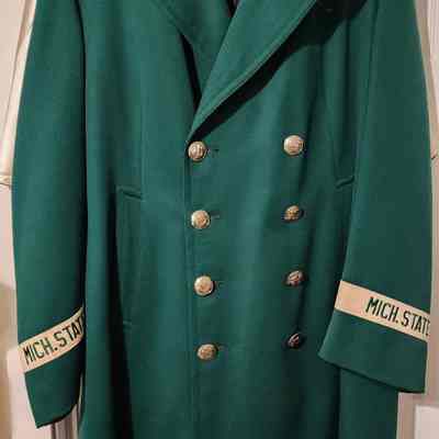 Mich. State Band Uniform Overcoat, c. 1960s