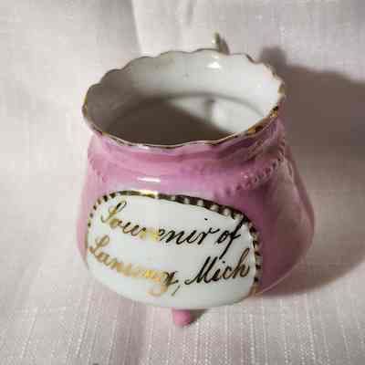Lansing, Mich., Porcelain Souvenir Cup