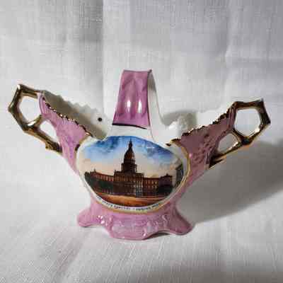 State Capitol Porcelain Souvenir Basket