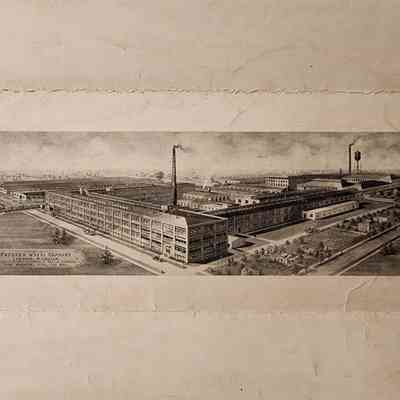 Prudden Wheel Company Panoramic Print