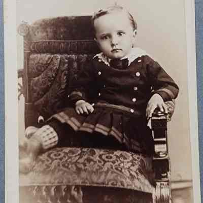Portrait of a Boy CDV by Scotford