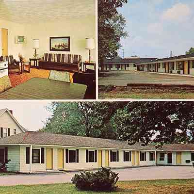 Village Inn Motel, Holt, Mich., Postcard