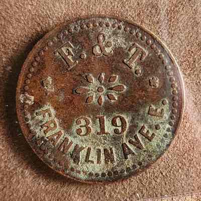 F.&T. 5-Cent Token