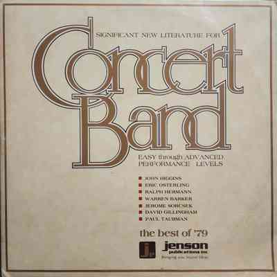 Significant New Literature for Concert Band (1979)
