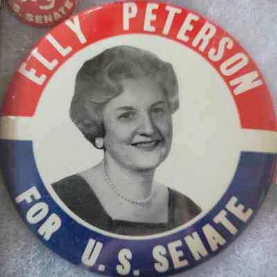 Elly Peterson for U.S. Senate Picture Button