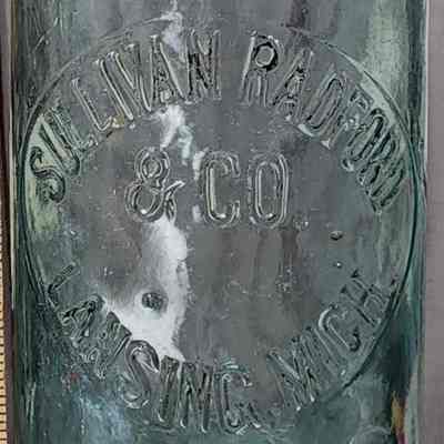 Sullivan Radford & Co. Blob Top Bottle