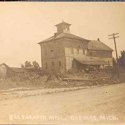 Salt Marsh Mill, Okemos, Mich. RPPC