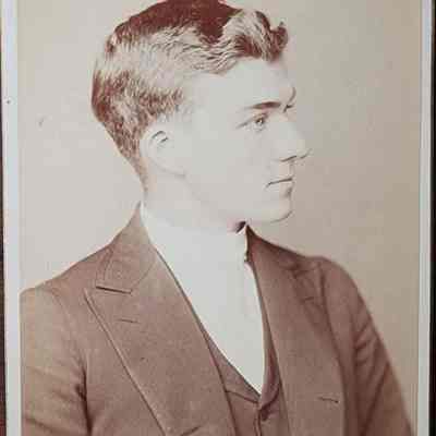 Portrait of a Man Cabinet Card by Cassey & Co.