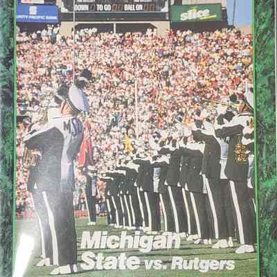 Michigan State Band Day 1988 Program vs. Rutgers