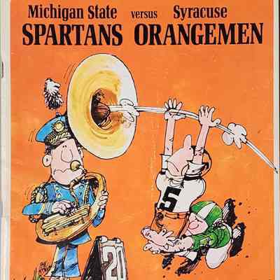 Michigan State Band Day 1968 Program vs. Syracuse