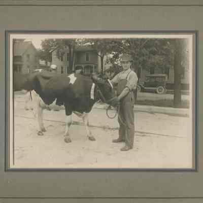 Harry Box with First Prize Dairy Cow