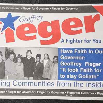 Geoffrey Fieger for Governor Flier