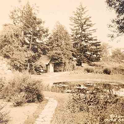 Botanical Gardens, Mich. State College, RPPC