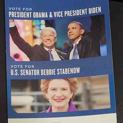 Obama-Biden-Stabenow Coattail Door-Hanger