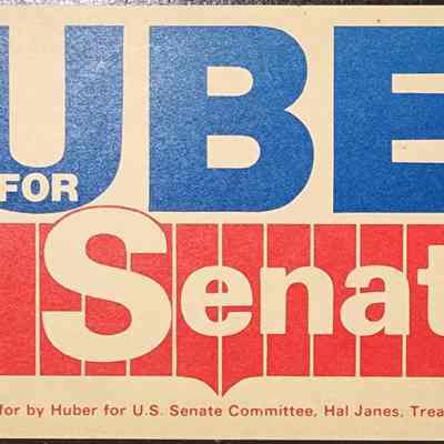 Huber for Senator Bumper Sticker