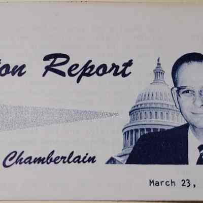 Charles Chamberlain Washington Report, 1959
