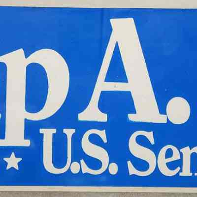 Philip A. Hart Democrat U.S. Senator Bumper Sticker