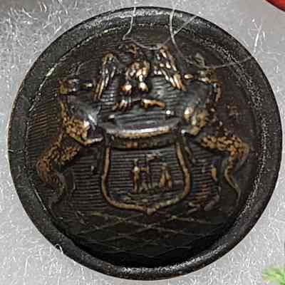 Michigan Uniform Coat of Arms Button
