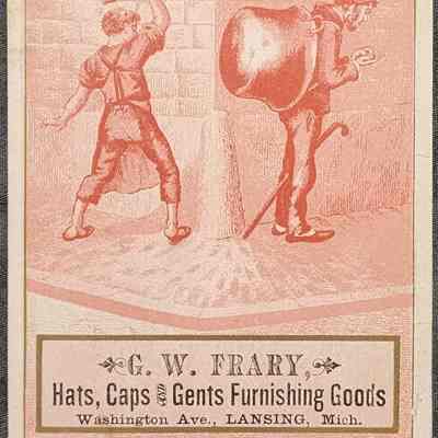 G.W. Frary Advertising Trade Card