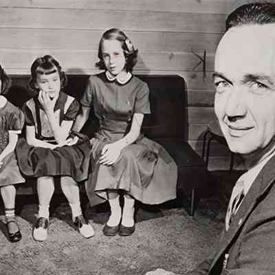 John C. Mackie and Family Press Photo
