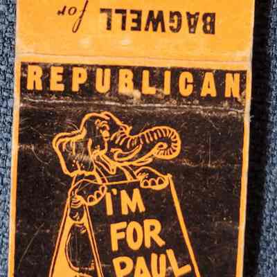 Bagwell for Governor Matchbook