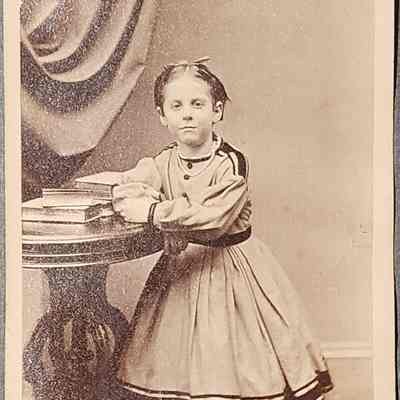 Portrait of a Girl CDV by Hall