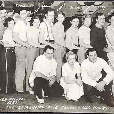 The Remaining Five Teams - 1350 Hours, RPPC by Eicher Photo