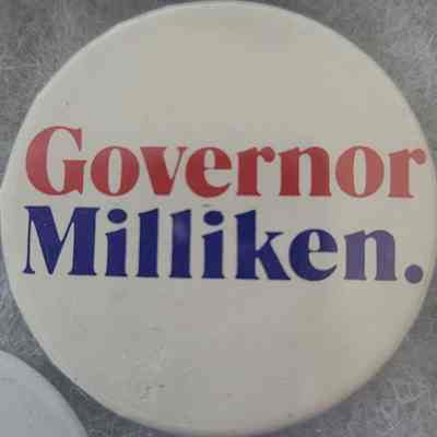 Governor Milliken Button