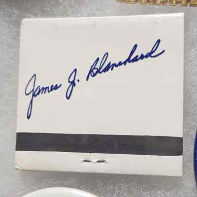 James J. Blanchard Matchbook