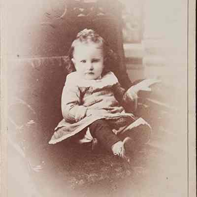 Portrait of a Child CDV by Burdick & Powe