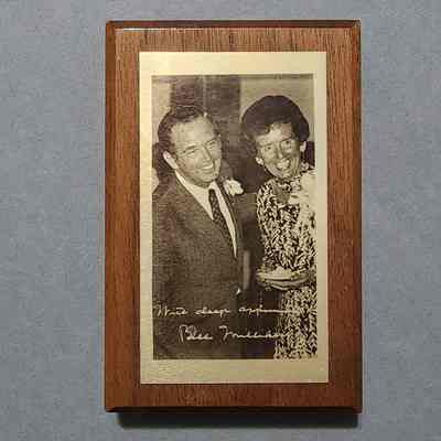 Plaque of Gov. and Mrs. Milliken