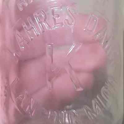 Kahres Dairy Embossed Half Pint Bottle
