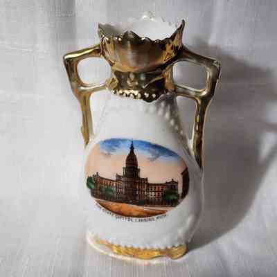 State Capitol Porcelain Souvenir Vase