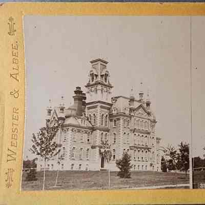 Lansing High School Stereograph by Webster & Albee