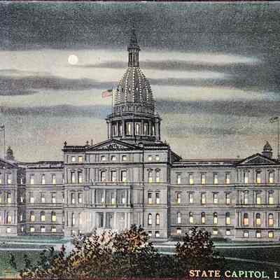 State Capitol, Lansing, Mich. Postcard