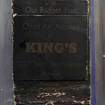 King's, Lansing, Michigan, Matchbook