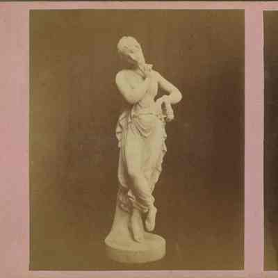 Statue Stereograph by Engelhart