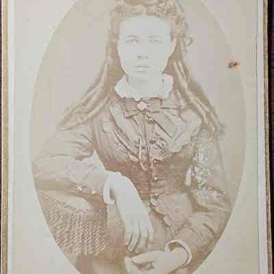 Portrait of a Woman CDV by Heath