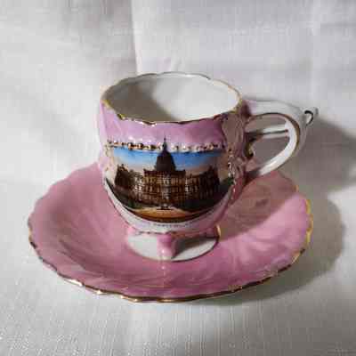 State Capitol Porcelain Souvenir Cup & Saucer