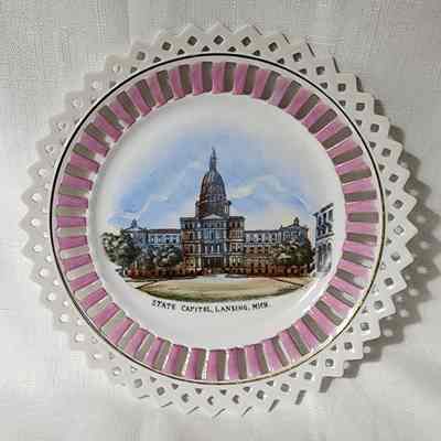 State Capitol Porcelain Souvenir Plate