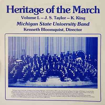 Heritage of the March, Volume L - J.S. Taylor - K. King, Record
