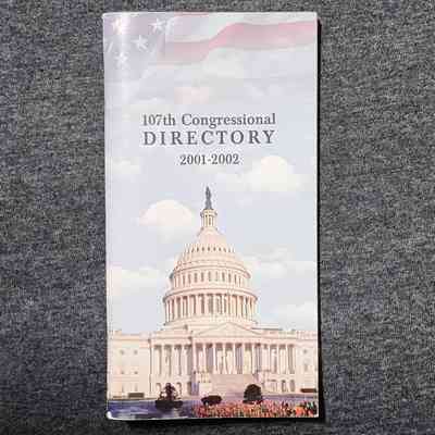 107th Congressional Directory, 2001-2002