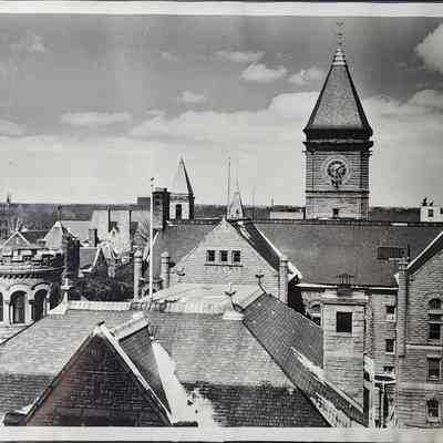 Lansing City Hall and Post Office Press Photo