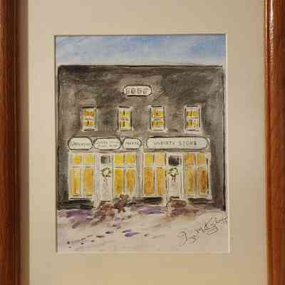 IOOF Hall Watercolor by Kyler