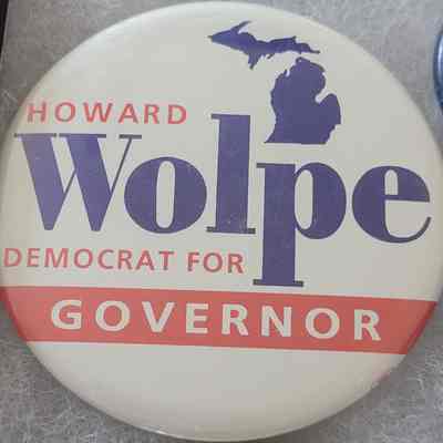 Wolpe for Governor Button