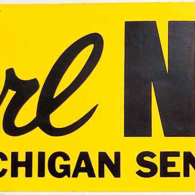 Earl Nelson for Michigan Senate Bumper Sticker
