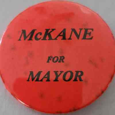 McKane for Mayor of Lansing Button